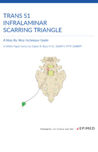 Epimed – Trans S1 Infralaminar Scarring Triangle