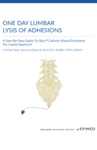 Epimed – One Day Lumbar Lysis Of Adhesions