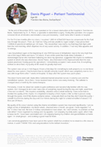 Patient Testimonial